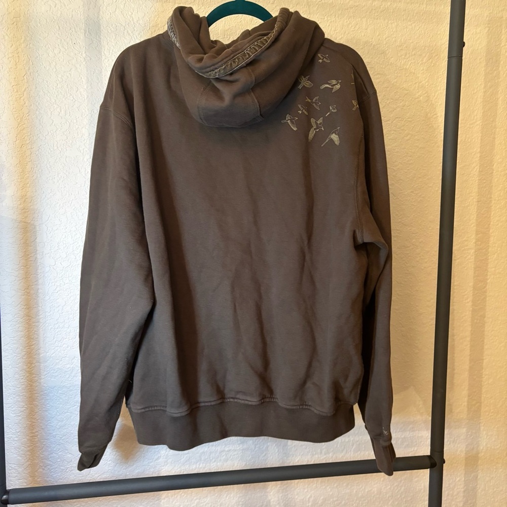 MARC ECKO Cut & Sew Zip Up Thick Hoodie Men’s Size XXL Skull W/ Birds Sweatshirt - Picture 4 of 10